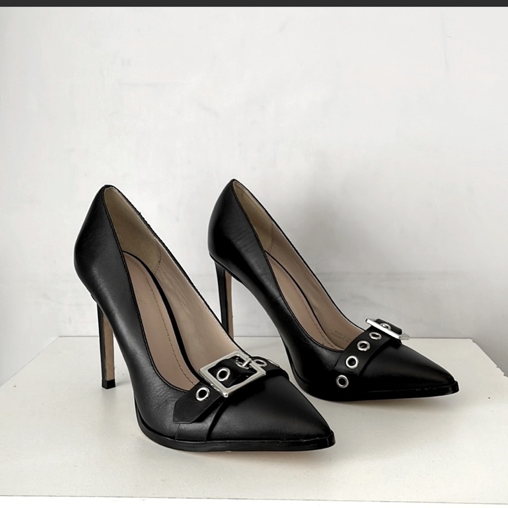 NEW DIESEL LEATHER HIGH-HEEL PUMPS